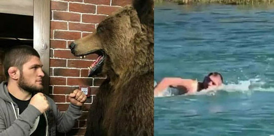 Begini Video Khabib Nurmagomedov Jalani Latihan Keras