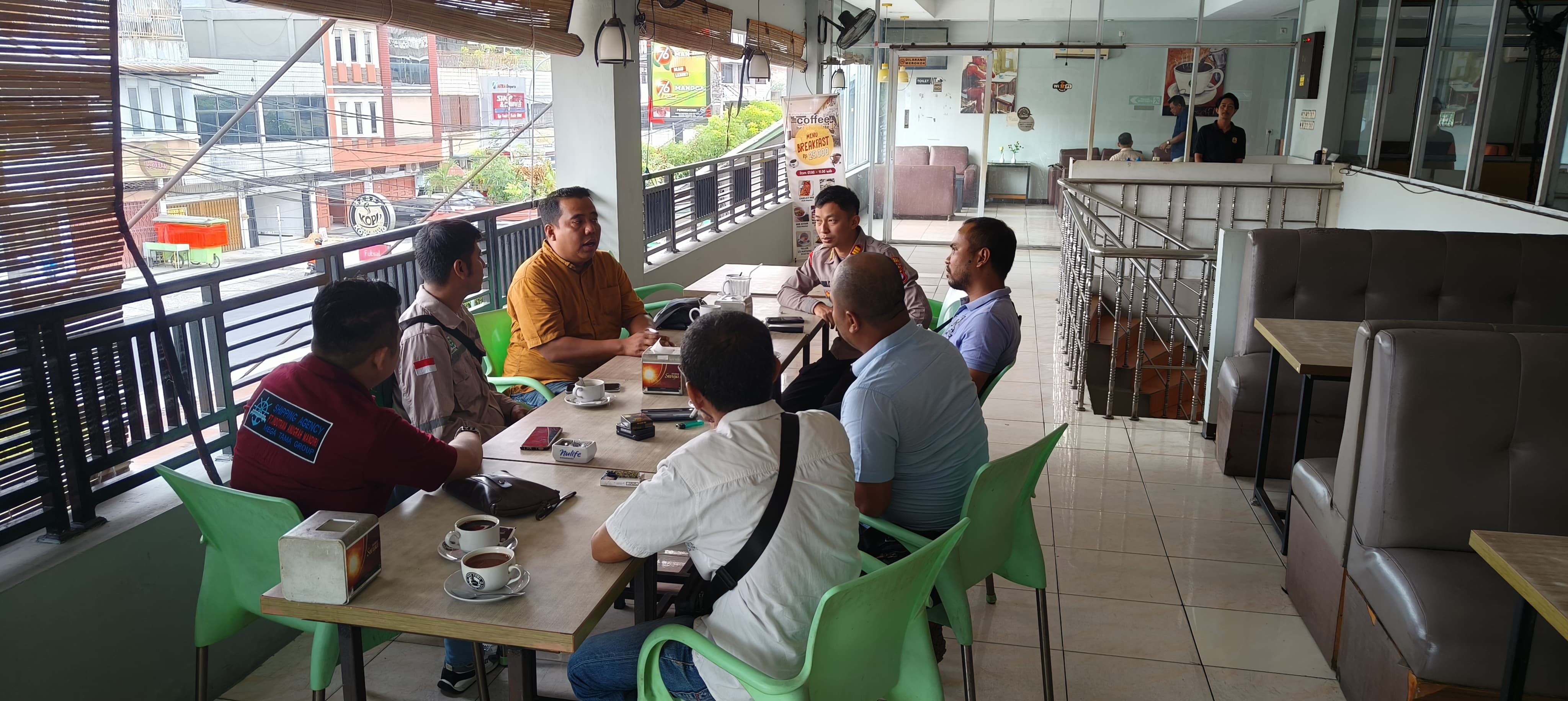 Polsek Kawasan Pelabuhan Gelar Silaturahmi Kamtibmas, Pastikan Keamanan Jelang Pemilu 2024