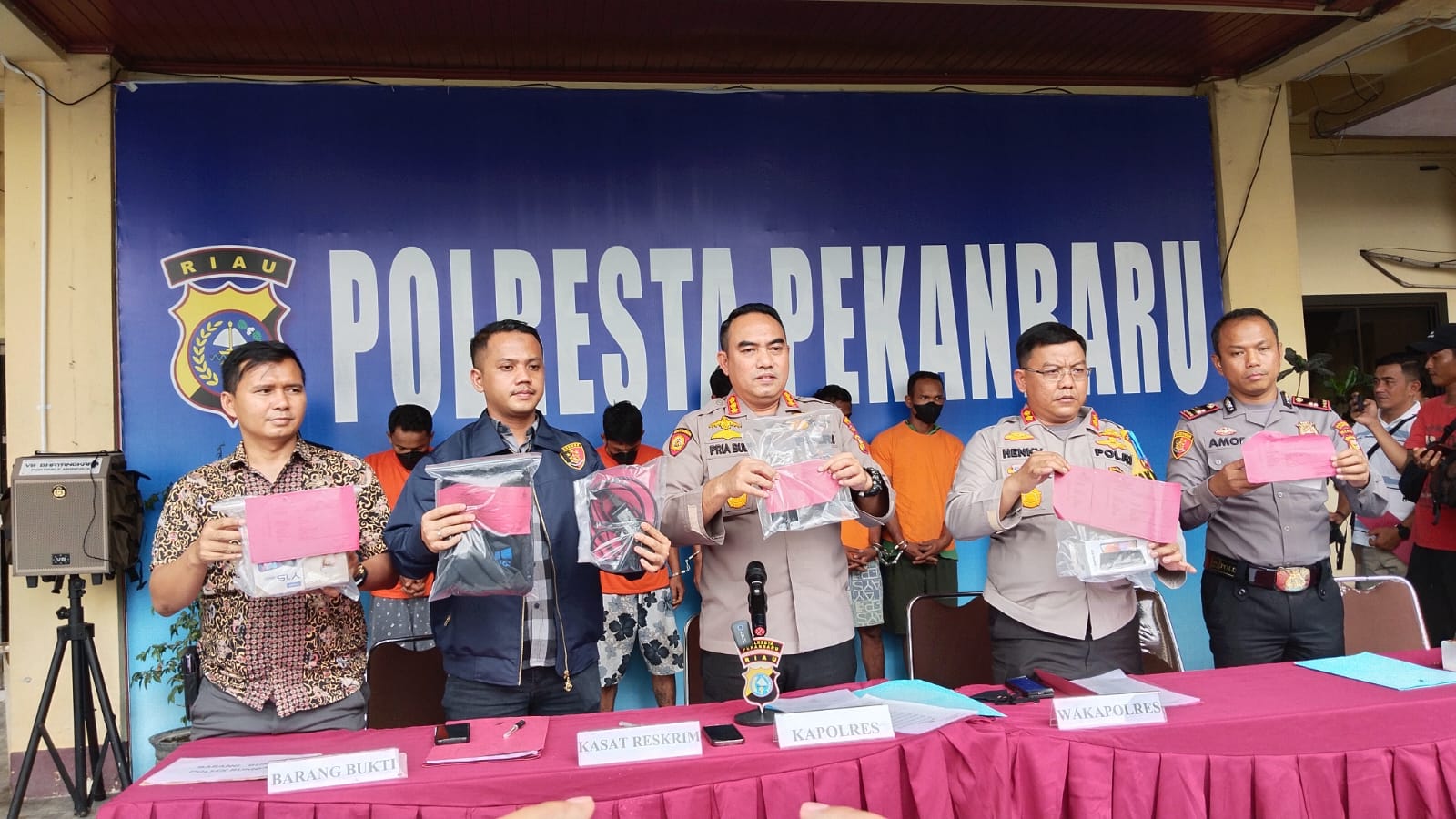 Pelaku Jambret Belasan TKP di Pekanbaru Diringkus Polisi