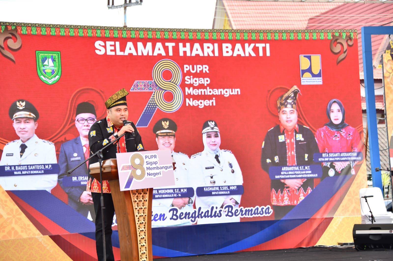 Dihari Bakti PUPR, Ardiansyah Sebut Bupati Bengkalis 
