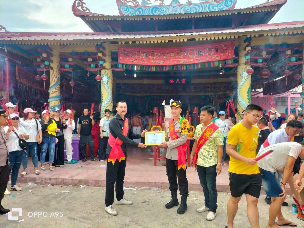 Sukses Ciptakan Kamtibmas Kondusif Jelang Pemilu 2024, AKBP Andrian Dapat Apresiasi Yayasan Vihara Budi Bakti