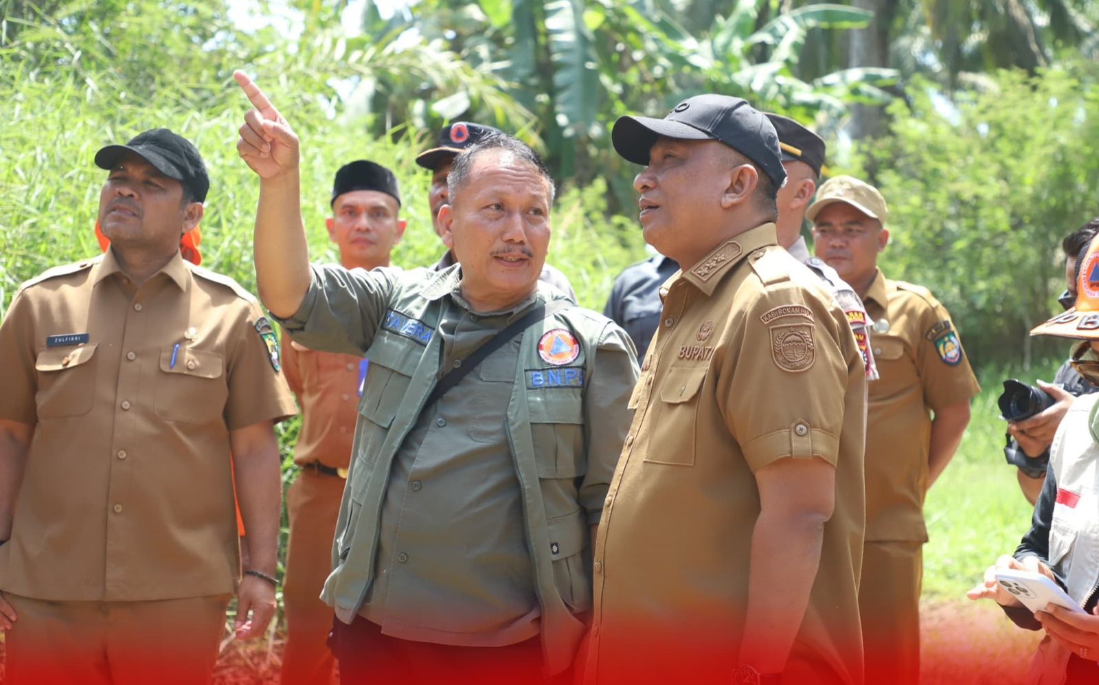 Tinjau Kerusakan Jembatan Sungai Klubi, Bupati Rohul Janji Percepatan Perbaikan Infrastruktur Vital