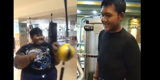 Aria Permana Bocah dengan Obesitas, Bentuk Tubuhnya Saat ini Lebih Atletis