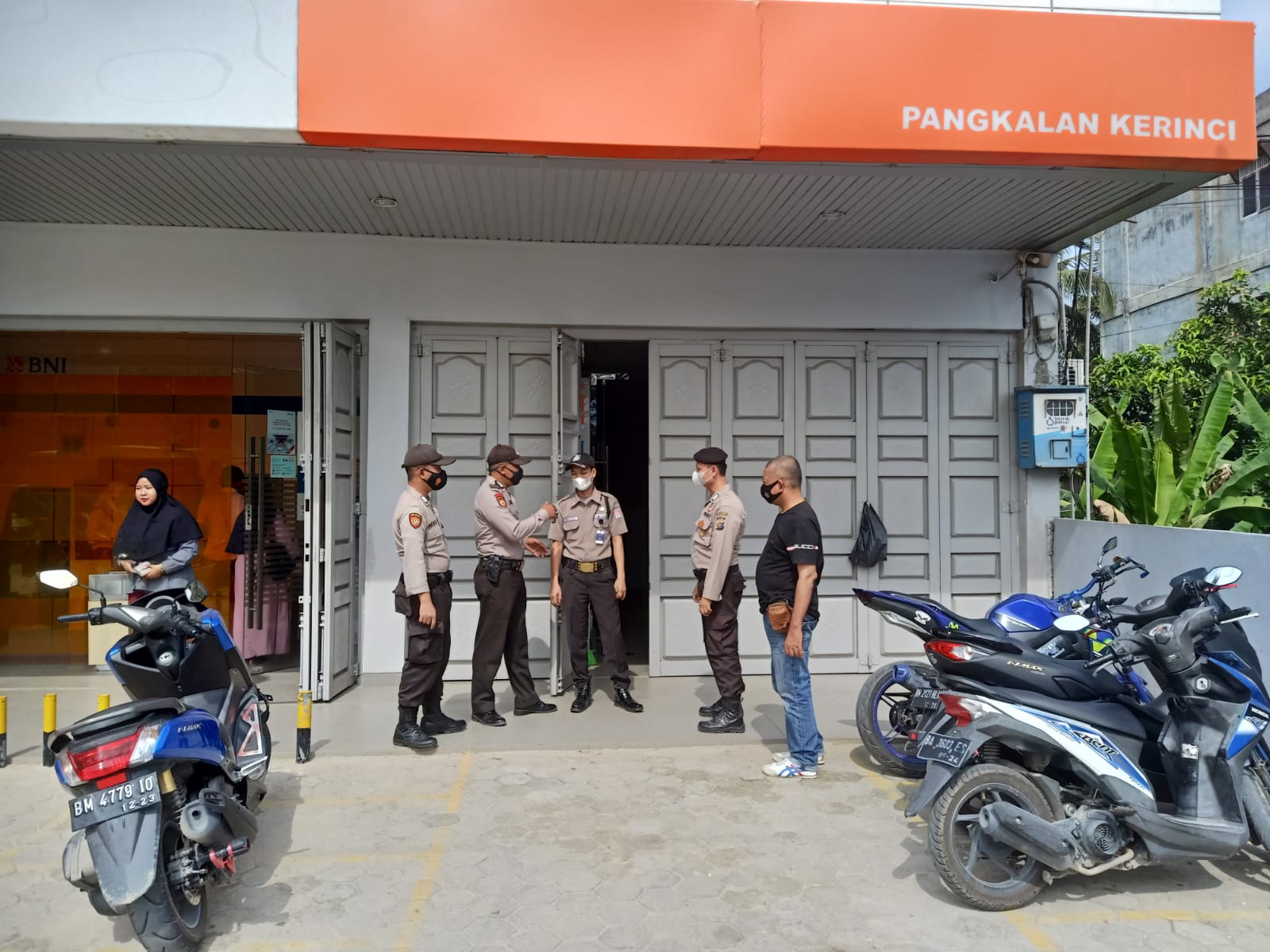 Agar Terhindar C3, Polsek Pangkalan Kerinci Pantau Keamanan Kawasan Binaan