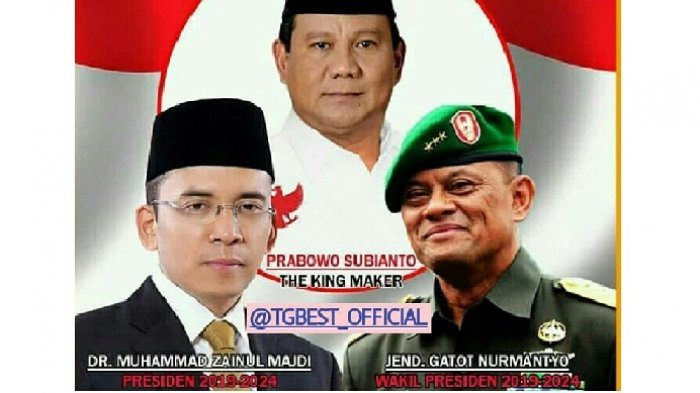 Beredar Foto Gatot Nurmantyo Jadi Bakal Capres RI Bersama Tuan Guru Bajang, Ini Tanggapan Warga