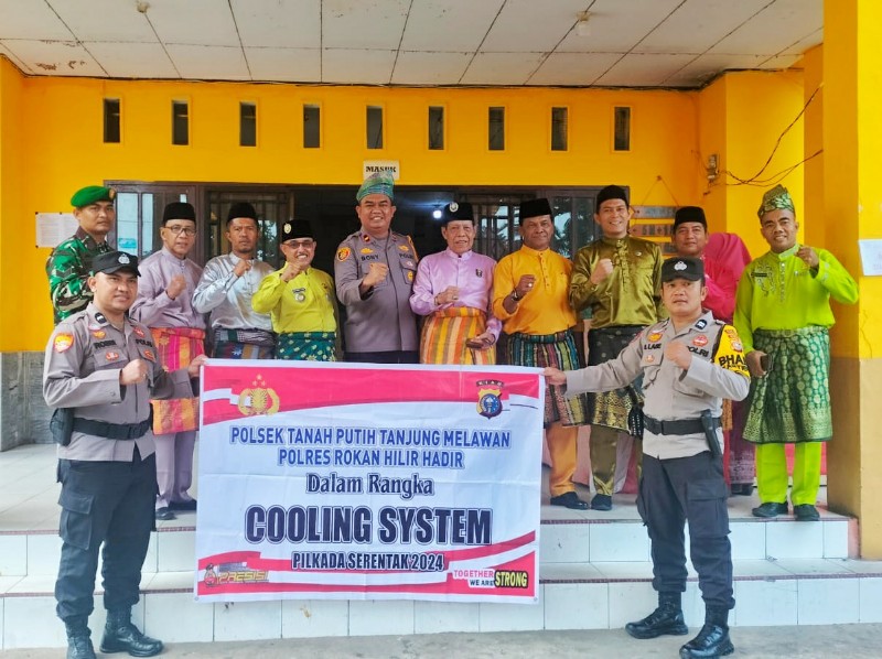 Polsek Tanah Putih Tanjung Melawan Sinergikan TNI dan Forkopimcam untuk Ciptakan Pilkada Damai 2024