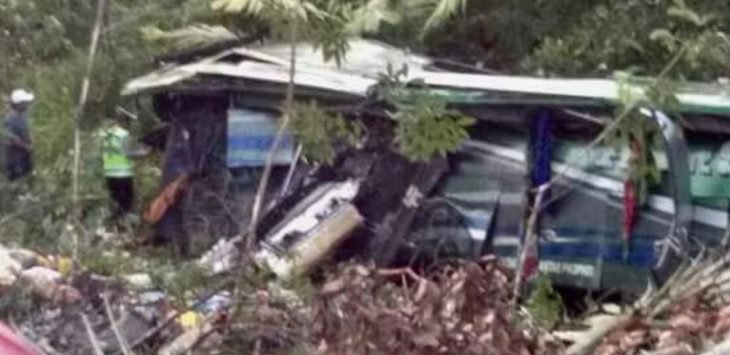 Mengerikan! Bus ALS Masuk Jurang di Tapsel, Tiga Penumpang Tewas