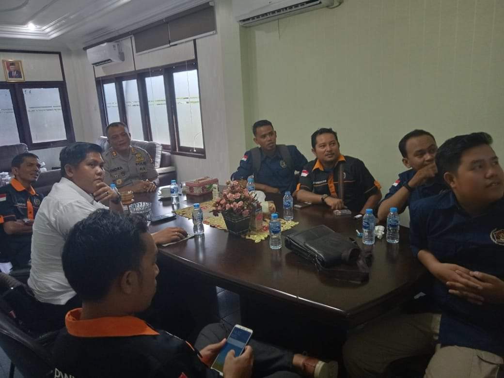 Pererat Kemitraan, PWI Kunjungi Kapolres Inhil