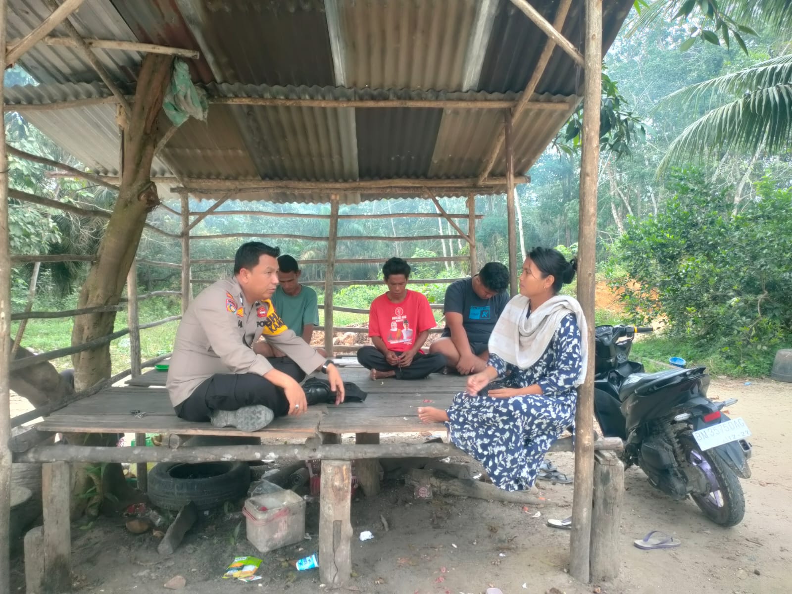 Polsek Mandau Intensifkan Sosialisasi Pasca Pilkada Serentak 2024 untuk Jaga Kondusivitas Wilayah