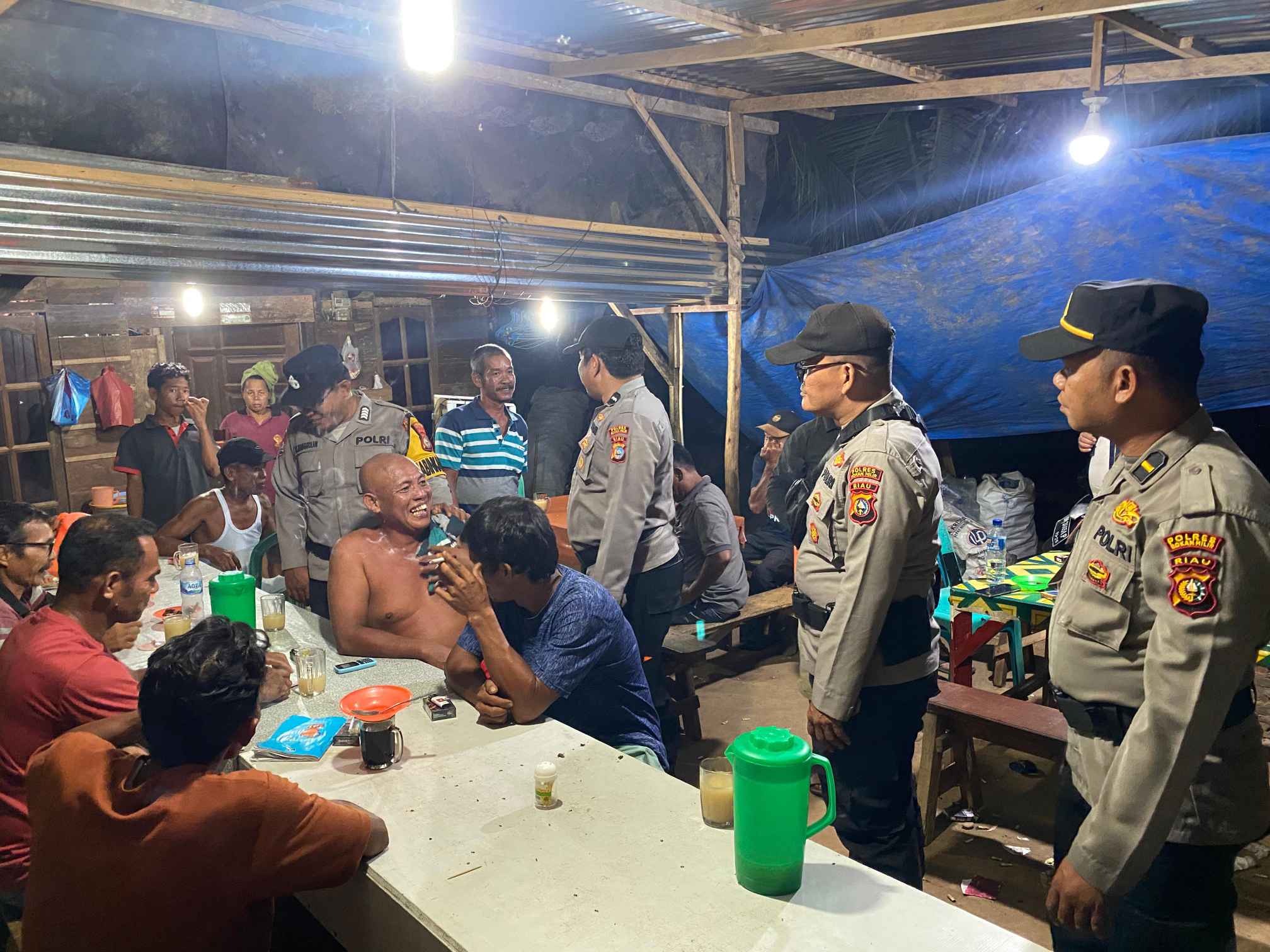 Polsek Bangko Pusako Gelar KRYD, Cegah Aksi Kriminal dan Balap Liar