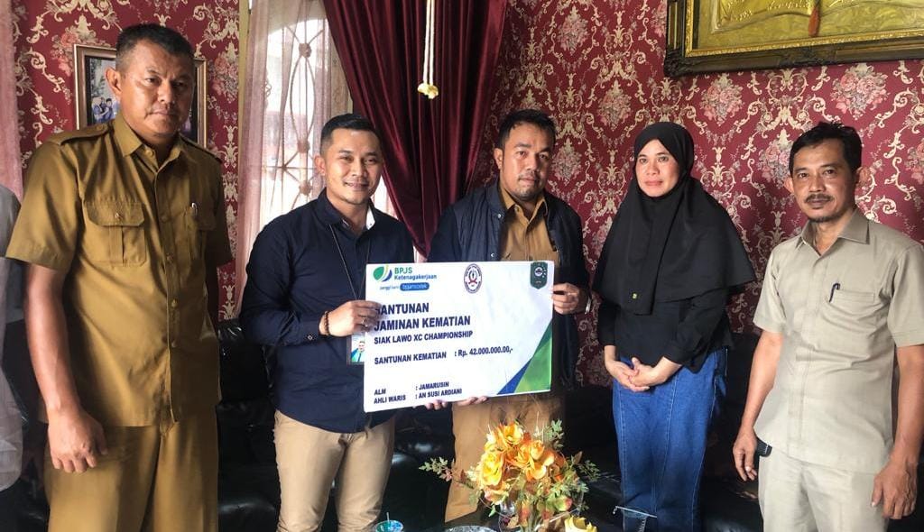 Atlet Siak Lawo XC Championship 2022 Dapat Santunan JKM Rp42 Juta dari BPJS Ketenagakerjaan