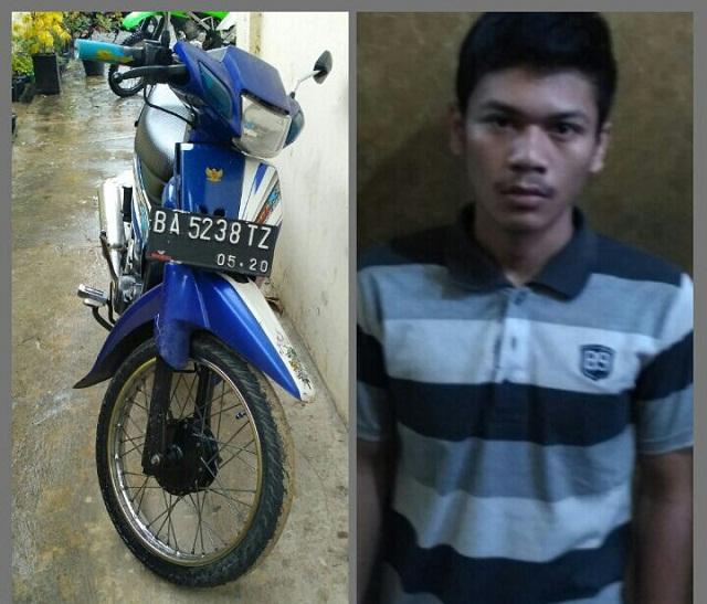 Diberi tumpangan tinggal, Ilham malah nekat bawa kabur sepeda motor pemilik rumah