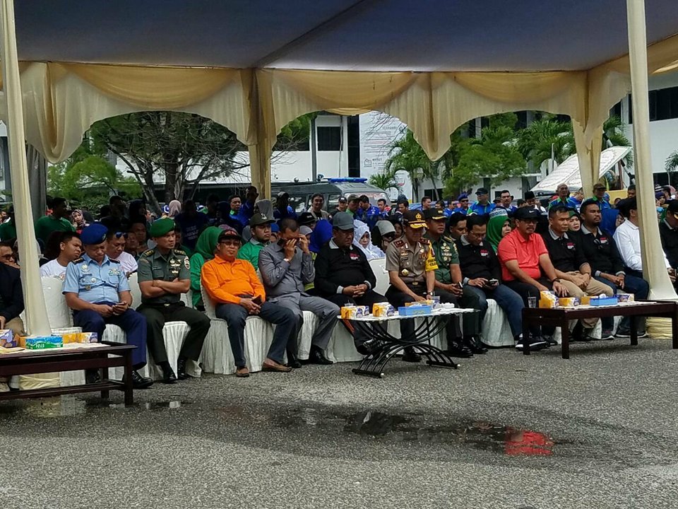 Hadiri Deklarasi Kampanye Damai, Ini Kata Plt Danrem 031/WB