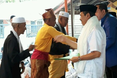 LAM Tiga Kepenghuluan di Rohil Nyatakan Sikap Dukung Syamsuar-Edy Nasution