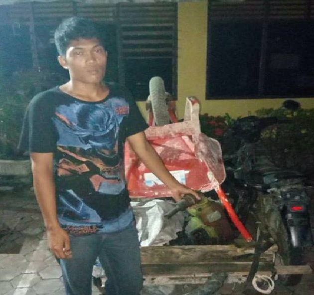 Didampingi Pemilik, Polisi Tangkap Pencuri Dompeng