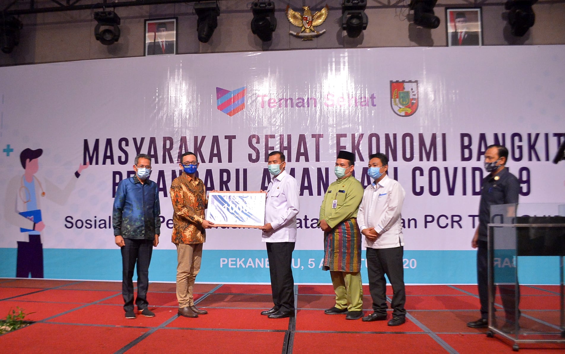 Achiko Berikan Bantuan 1.000 Alat Rapid Test ke Pemko Pekanbaru 