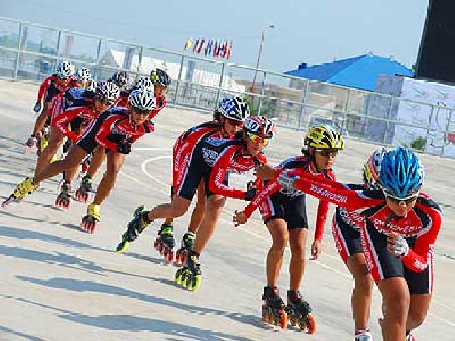 Waw ! Venue Sepatu Roda di Siak Standar Internasional