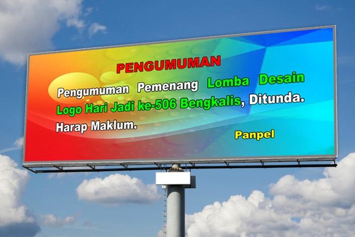 Pengumuman Pemenang Lomba Desain Hari Jadi Bengkalis Ditunda