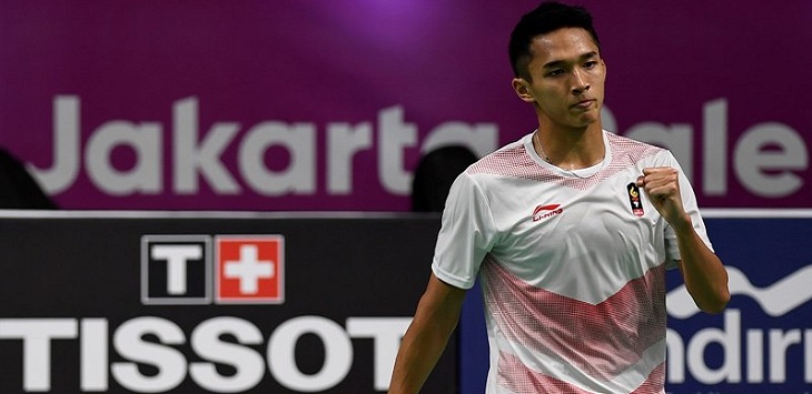 Menangi Duel Ketat Lawan Chou Tien Chen, Jonatan Christie Raih Emas Tunggal Putra