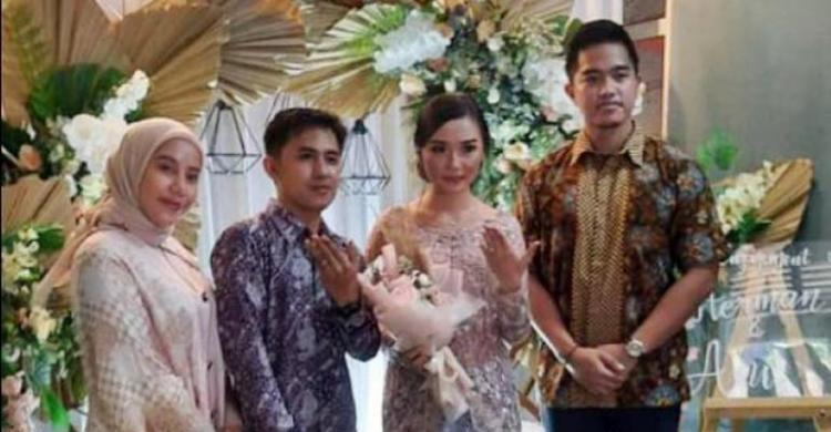 Nadya Arifta Kondangan Bareng Kaesang Pangarep