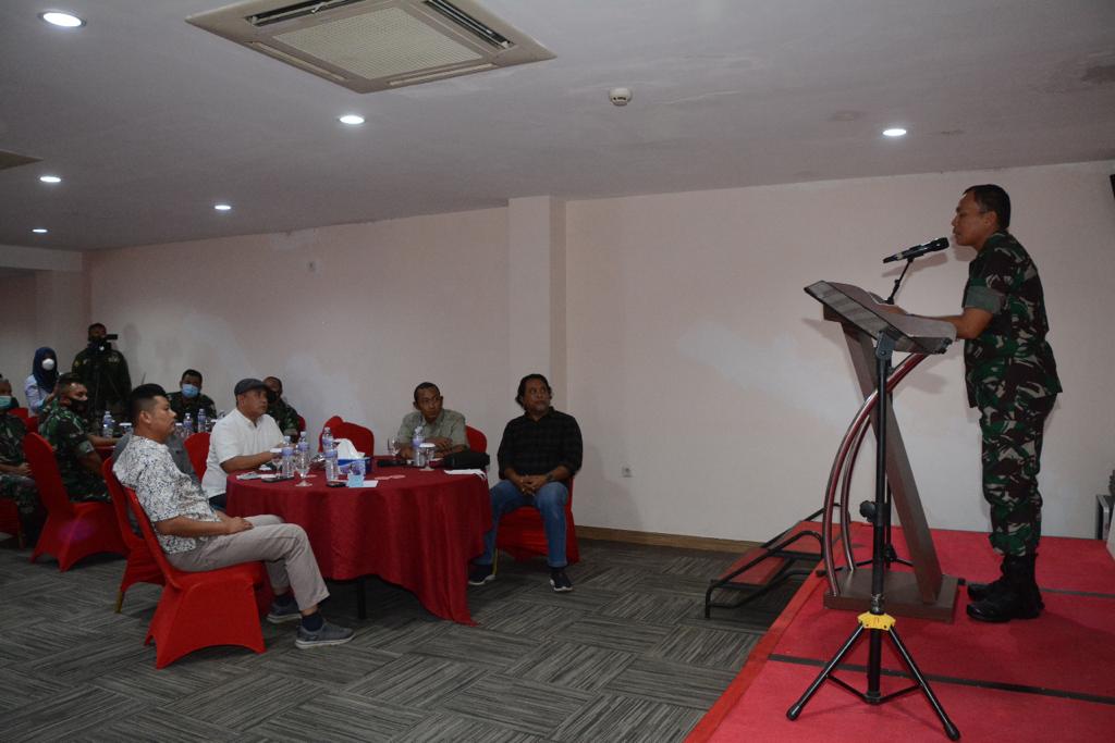 Pererat Silaturahmi, Danrem 031/Wirabima Coffe Morning Bersama Insan Pers