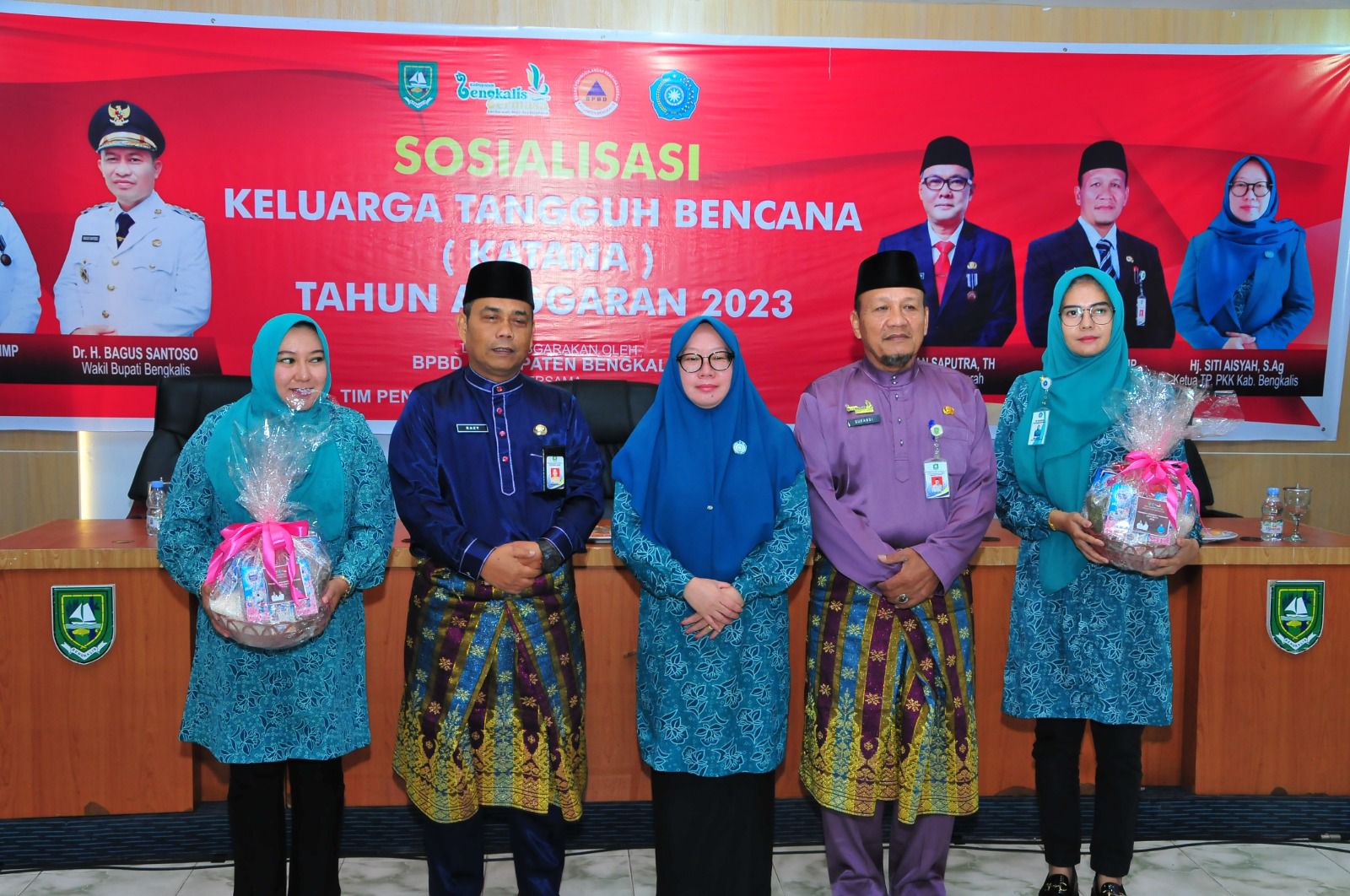 Kurangi Resiko Bencana, BPBD dan TP PKK Bengkalis Gagas Keluarga Tangguh Bencana