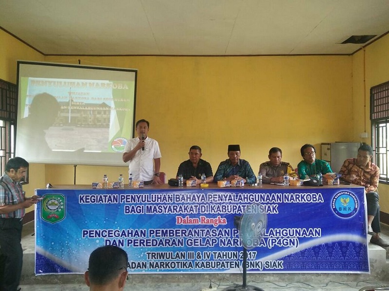 Cegah Narkoba, Polres Siak Rutin Sosialisasi ke Masyarakat