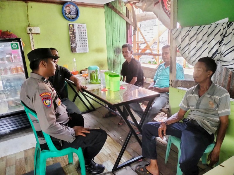 Cooling System, Polsek Batang Tuaka Ajak Masyarakat Jauhi Isu SARA