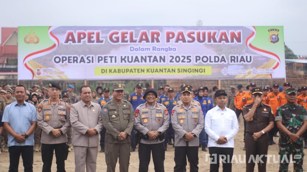 Pemprov Riau dan Polda Luncurkan Operasi PETI 2025, Targetkan Kuansing Zero Tambang Ilegal