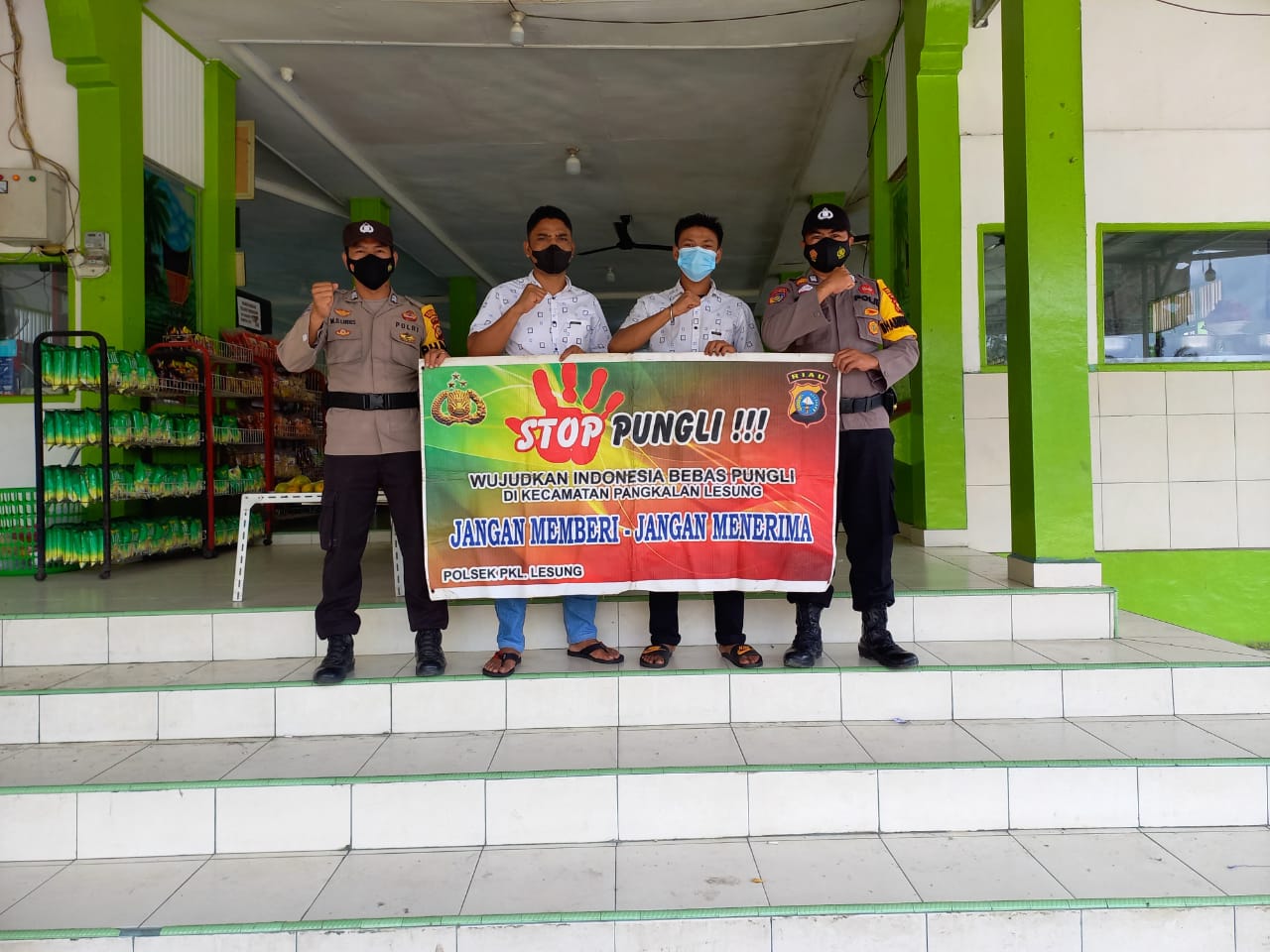 Akhir Pekan, Polsek Pangkalan Lesung Giatkan Saber Pungli Terhadap Masyarakat