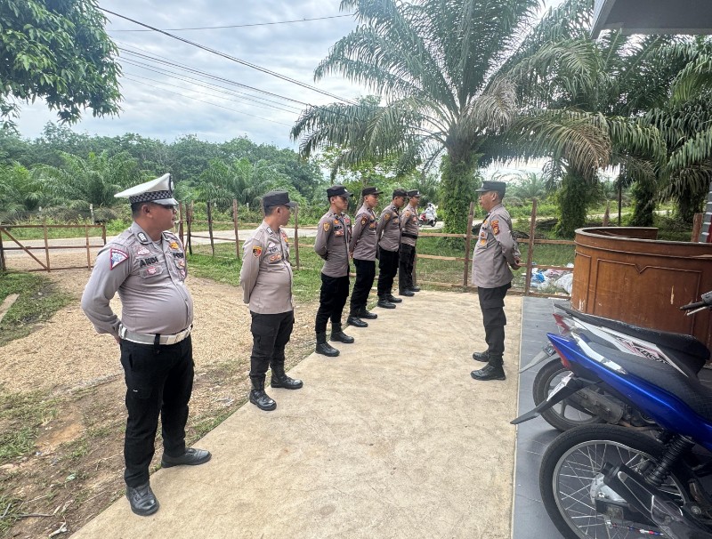 Polres Kuansing Tingkatkan Pengamanan Gudang Logistik KPU dalam Operasi Mantap Praja 2024