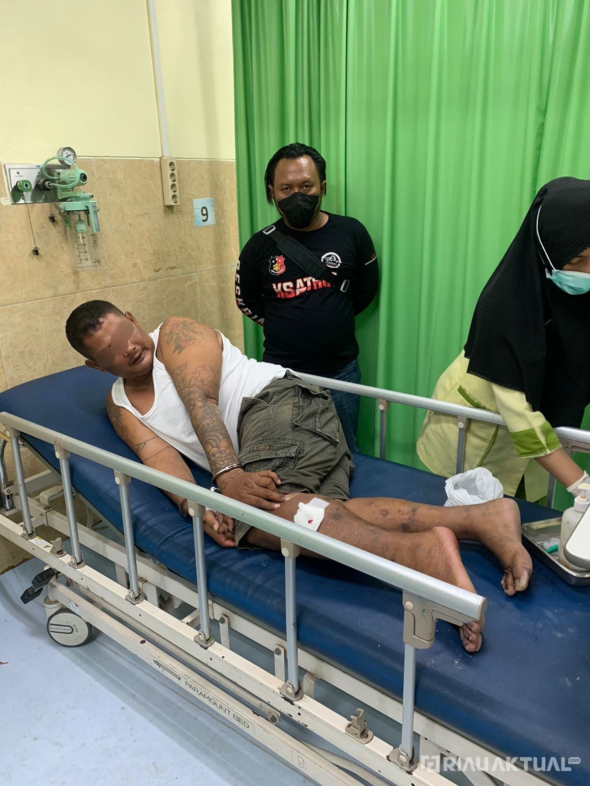 Korban Dibacok, Satu Kawanan Rampok Ditembak