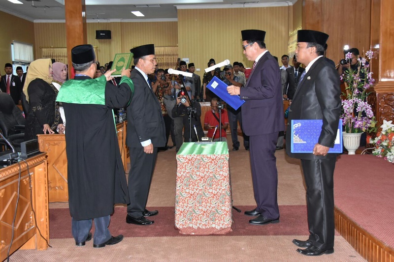 Ini Pesan Ketua DPRD Bengkalis, Usai Pelantikan Syaukani Al Karim