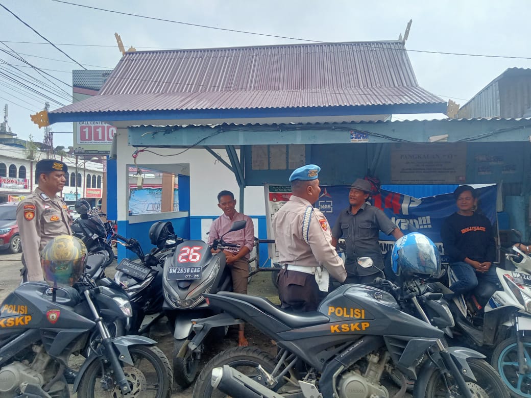 Polsek Kawasan Pelabuhan Intensifkan Cooling System ke Pasar Rakyat untuk Pemilu Damai 2024