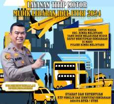 Mudik Aman dan Nyaman, Titipkan Motor di Polsek Rimba Melintang