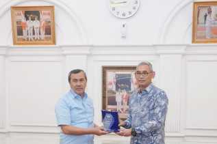 Terima Kunjungan Dirjen Kekayaan Negara Kemenkeu RI, Gubri Bahas Gebyar Lelang UMKM