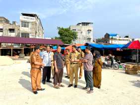 Gelar Apel Pagi di Pasar Cik Puan, Begini Hasil Tinjauan Disperindag Pekanbaru