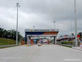 Jelang Peresmian, Tol Bangkinang Dijaga Ketat Aparat Keamanan