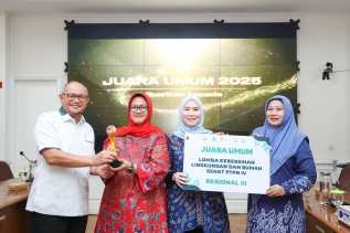 Bersih dan Kompak! PTPN IV Regional III Jadi Juara Umum Lomba Lingkungan Sehat PalmCo