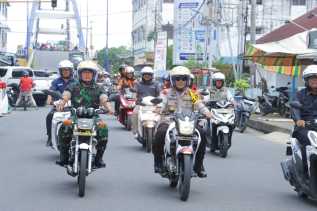 Deklarasi Tertib Berlalu Lintas Pemilu Damai 2024 di Polres Inhu Khidmat