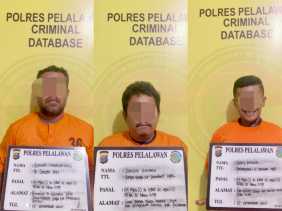 Satresnarkoba Polres Pelalawan Tangkap 3 Pengedar Sabu