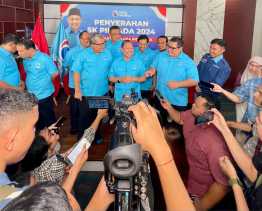 Partai Gelora Serahkan Rekomendasi 14 SK Calon Kepala Daerah