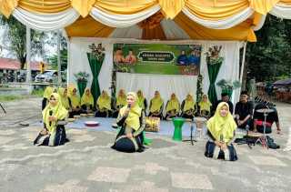 Dentum Rebana Gema di Danau Raja, PKK Inhu Hidupkan Spirit Islam Lewat Lomba Marawis