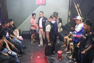 Polres Rokan Hulu Gelar Razia di Tempat Hiburan, Amankan Minuman Keras