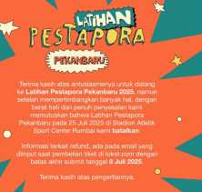 Latihan Pestapora 2025 di Pekanbaru Batal Digelar