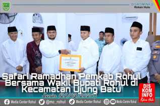 Wabup Rohul Sambangi Masjid Al Mukhlisin dalam Safari Ramadhan