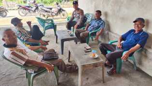 Jaga Kondusivitas, Polsek Bangko Pusako Ajak Masyarakat Wujudkan Pilkada Damai