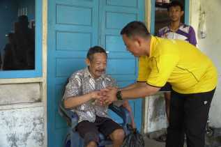 Kapolres Rokan Hulu Gelar Cooling System dan Bantuan Sosial dalam Rangka HUT Humas Polri ke-73 di Desa Pasir Baru