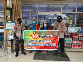 Cegah Praktik Pungli, Polsek Pangkalan Lesung Giatkan Sosialisasi