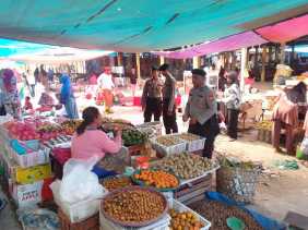 Cegah Inflasi Jelang Pemilu, Polres Rohil Pantau Harga Bapok di Pasar